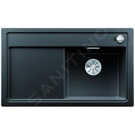 Blanco Zenar 45 - Évier en silgranit, 860x510 mm, avec commande de vidage, noir 526037