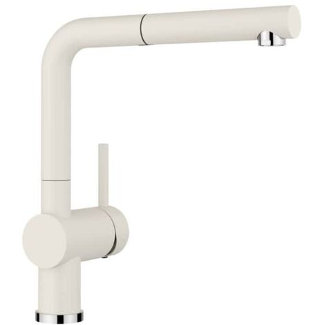 Blanco Linus S - Mitigeur d'évier avec bec extractible, blanc doux 526959