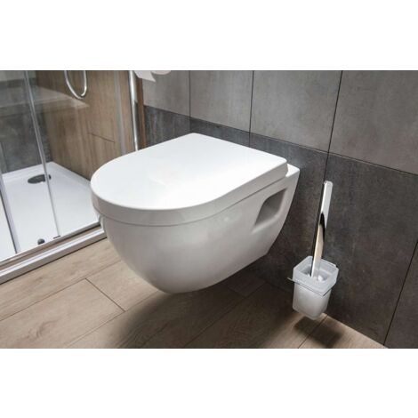 Aqualine Dona - Abattant de toilette Soft Close, blanc FD121