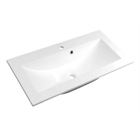 Sapho Yukon - Lavabo à encastrer 70x45 cm, blanc YU070