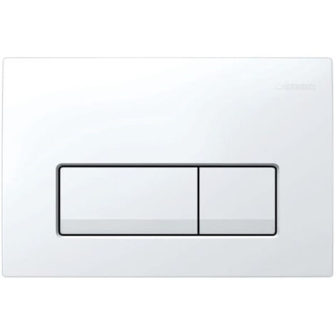 Geberit Delta50 - Plaque de déclenchement, blanc alpin 115.119.11.1