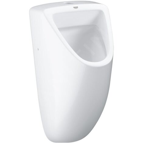Grohe – Urinoir céramique blanc alpin 1L – Dimensions 337 x 355 mm – Raccords hauts – Kit de fixation inclus – 39439000