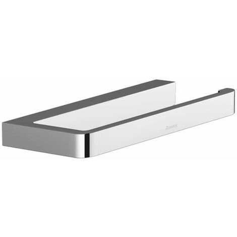 Ravak 10° Dérouleur de papier toilette fixation murale, Métal, Chrome (X07P329) (1/2)