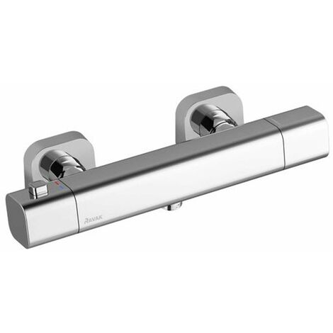 Ravak 10° Free - Mitigeur de douche thermostatique TD F 033.00 / 150, chrome X070140 (1/2)
