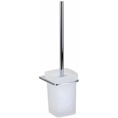 kielle Vega - Brosse WC murale avec support, verre mat/chrome 40518000 (1/3)