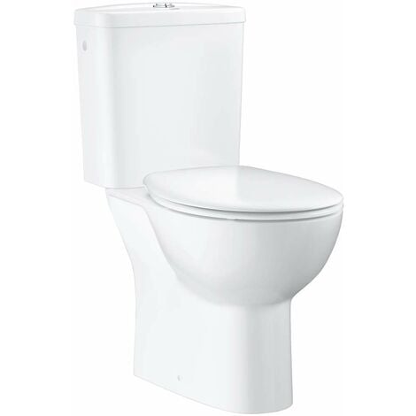 Grohe Bau Ceramic - WC à poser avec réservoir et abattant softclose, blanc alpin 39347000