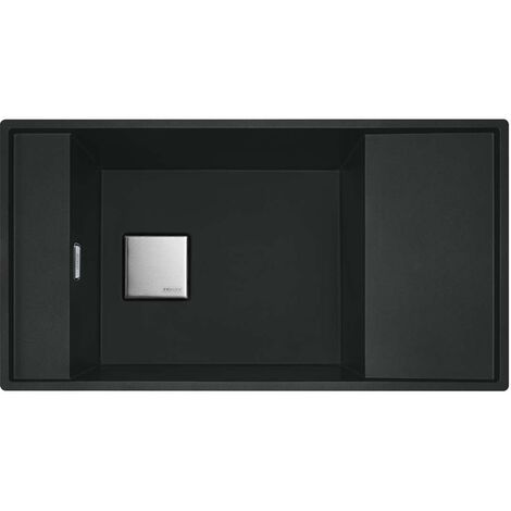 Franke Fresno - Évier en Fragranite FSG 211/111, 86x46 cm, noir mat 135.0652.557 (1/4)