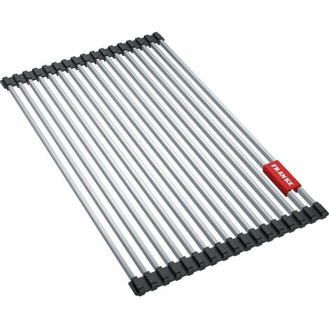 Franke – Égouttoir déroulant en acier inoxydable pour évier MYX – Dimensions 267 x 424 x 12 mm – Surface de travail pour vaisselle
