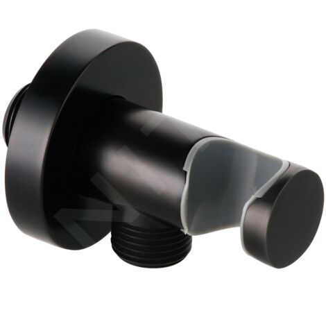 Kludi A-Qa - Coude mural, noir mat 6054739-00 (1/2)