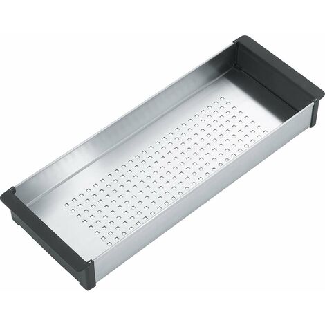 Franke Accessoires - Panier pour lavabo, inox / plastique noir 112.0659.398
