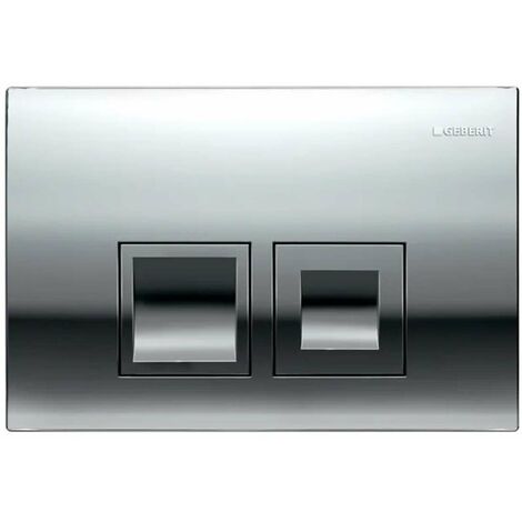 Geberit Delta35 - Plaque de déclenchement, chrome brillant 115.135.21.5 (1/2)