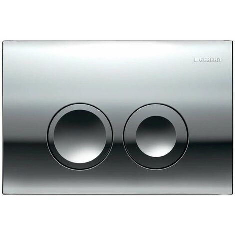 Geberit Delta25 - Plaque de déclenchement, chrome brillant 115.125.21.5 (1/3)