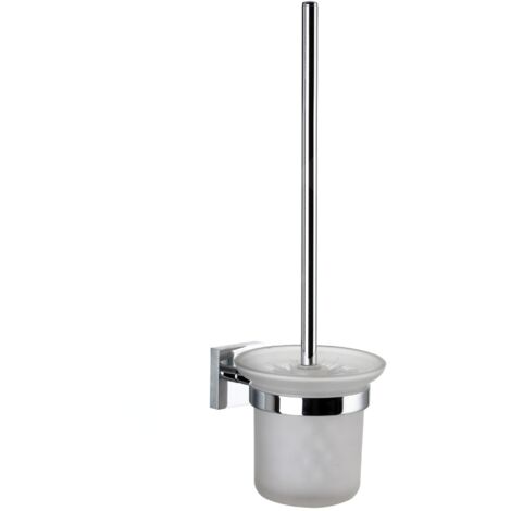 kielle Harmonia - Brosse WC murale avec support, verre mat/chrome 40523000 (1/2)