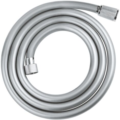 Grohe – Flexible de douche VitalioFlex Comfort 1,75 m en métal – Résistance à la pression jusqu'à 5 bars – Finition chrome – 28745002