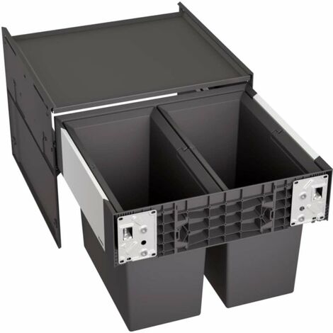 Blanco Select - Poubelle encastrable, divisée, volume de 38 l 526201