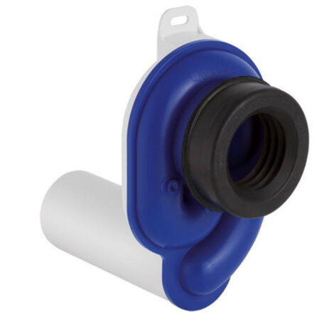 Geberit – Piège à odeurs pour urinoir – Sortie arrière – Hauteur 50 mm – Longueur 17 cm – Plastique blanc alpin