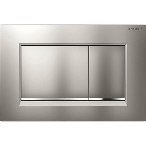 Geberit Duofix - Set de bâti-support, WC suspendu Rimless + abattant SoftClose Ideal Standard Tesi, plaque de déclenchement Sigma30 chrome mat/chrome 111.300.00.5 NE7