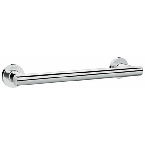 Hansgrohe – Barre de maintien en laiton chromé 345mm – Montage mural facile – Distance de perçage 300mm – Prise en main sécurisée