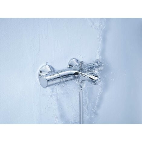 Grohe Grohtherm 800 - Mitigeur thermostatique de baignoire, chrome 34567000