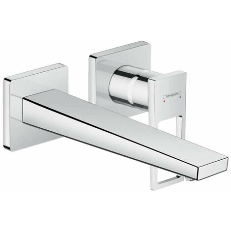 Hansgrohe Metropol - Mitigeur de lavabo encastré, installation 2 trous, chrome 74526000 (1/10)