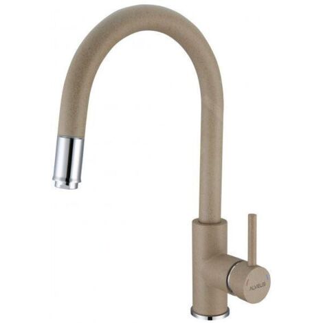 Alveus Delos - Mitigeur d'évier avec bec extractible, beige 1129020 (1/2)