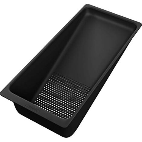 Hansgrohe Accessoires - Passoire multifonctionnel pour évier, noir mat 40963000