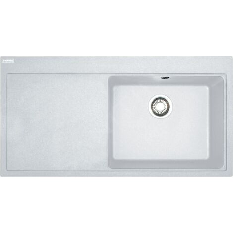 Franke Mythos - Évier en granit MTG 611/7, 1000x515 mm, blanc artic 114.0150.010