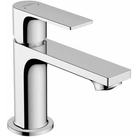 Hansgrohe – Mitigeur de lavabo chrome – AirPowder jet normal – ComfortZone 84 mm – Hauteur 173 mm – Débit EcoSmart 5 l/min – 72550000 (1/7)