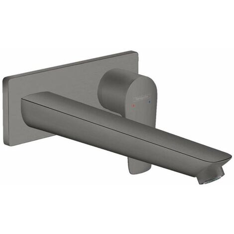 Hansgrohe Talis E - Mitigeur de lavabo encastré, noir chromé brossé 71734340