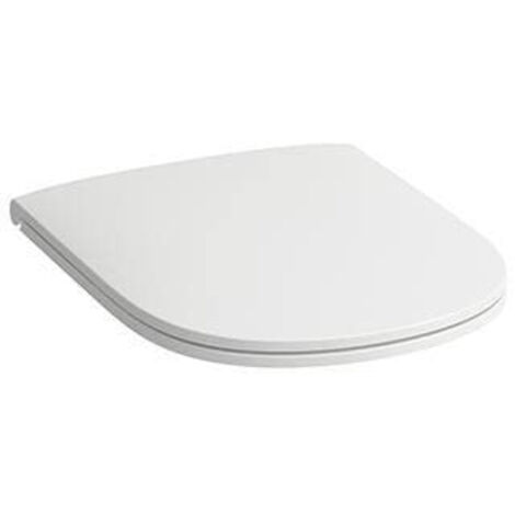 Abattant WC déclipsable frein de chute Lua - Laufen - Blanc