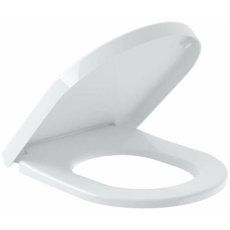 Villeroy & Boch – Abattant WC SoftClosing en duroplast blanc alpin – Charnières QuickRelease en acier – Pour installation facile – 9M77C101