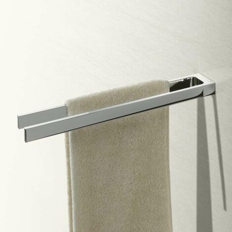 Keuco Edition 11 - Porte-serviettes double, longueur 34 cm, chrome 11119010000