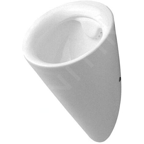 Duravit – Urinoir céramique sanitaire Starck 1 sans couvercle – Siphon intégré – Dimensions 320x285x515mm – Installation entrée/sortie cachées