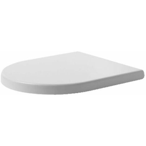 Duravit – Abattant de toilette Softclose en plastique – Charnières en acier – Amovible – Pour WC adulte
