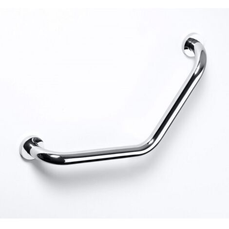 Barre de maintien coudée de douche OMEGA laiton chromé 40,5x25x8cm (1/2)
