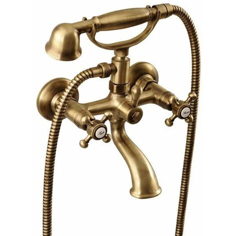 Sapho Reitano Rubinetteria Antea - Mitigeur de baignoire avec accessoires, bronze 3016 (1/5)