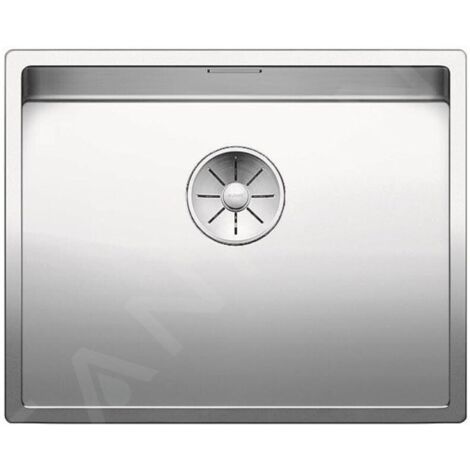 Evier Blanco Claron 500-U Inox InFino - Inox Lisse (1/4)