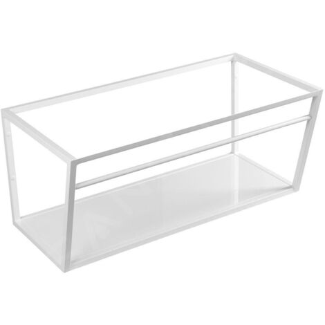 Sapho Ska - Support pour lavabo avec étagère, 90 cm, blanc mat SKA113 (1/5)