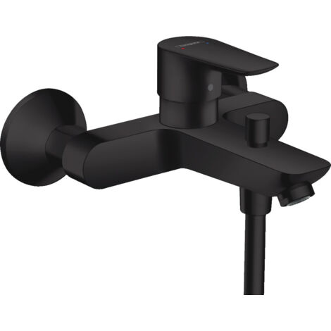 HANSGROHE 71740670 TALIS E MITIGEUR MONOCOMMANDE POUR BAIGNOIRE MONTAGE EN SAILLIE NOIR MAT