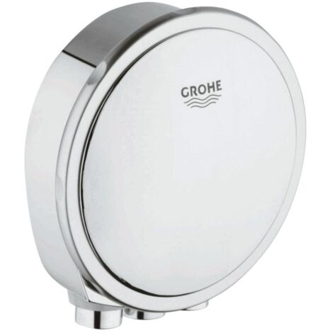 Grohe – Rosace de finition pour baignoire – Laiton chromé – Diamètre 91mm – Profondeur 43mm – Commande par câble – 19952000