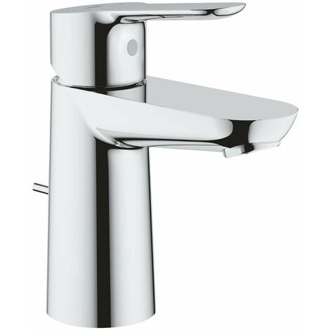 Grohe – Mitigeur de lavabo avec vidage chromé – Laiton – Hauteur 147mm – Montage à trou unique – Technologie EcoJoy – 23356000