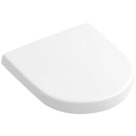 Villeroy & Boch Subway 2.0 - Abattant de WC Comfort, SoftClosing, blanc alpin 9M86S101
