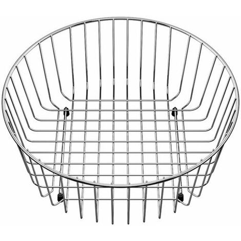Panier universel pour évier inox 365 mm – Compatible éviers Blanco Rondo – Rangement vaisselle élégant – 220574