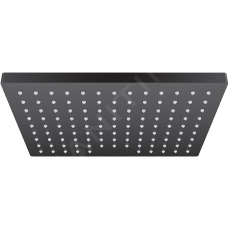 Hansgrohe – Douche de tête 230x170mm noir mat – Jet pluie amovible – Montage plafond ou mur – 26281670