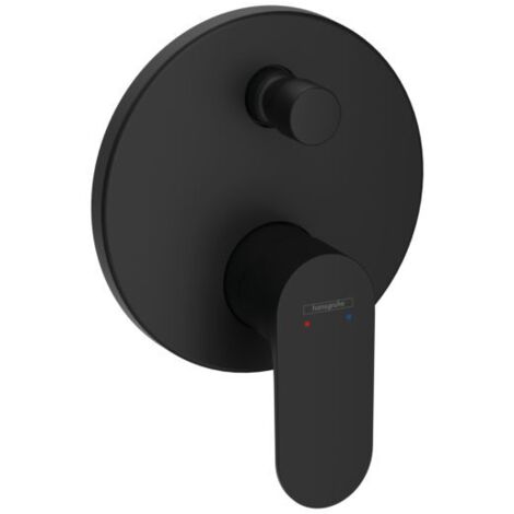 hansgrohe Rebris S garniture set 72466670 mitigeur bain encastré, 2 Verbraucher , noir mat