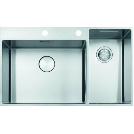 Franke Box Center - Évier BWX 220/620-54-27/2, 86x51 cm, inox 127.0538.259 (1/5)