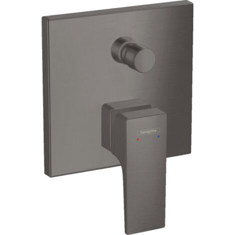 Hansgrohe Metropol - Mitigeur de baignoire encastré, noir chromé brossé 32545340 (1/4)