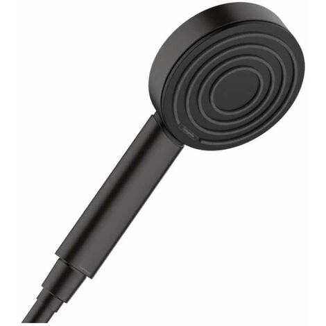 Hansgrohe Pulsify S - Pommeau de douche Activation 105, 1 jet, Green, noir mat 24121670 (1/8)