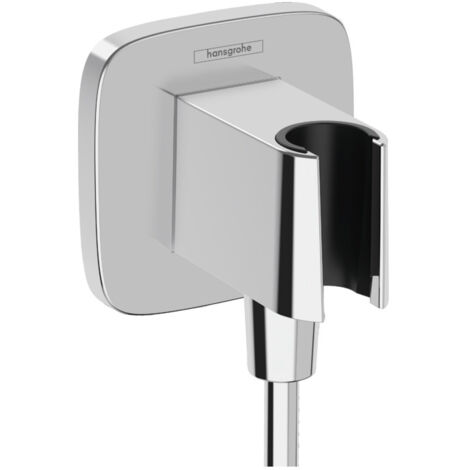 Hansgrohe Fixfit - Coude de raccordement avec support, chrome 26887000
