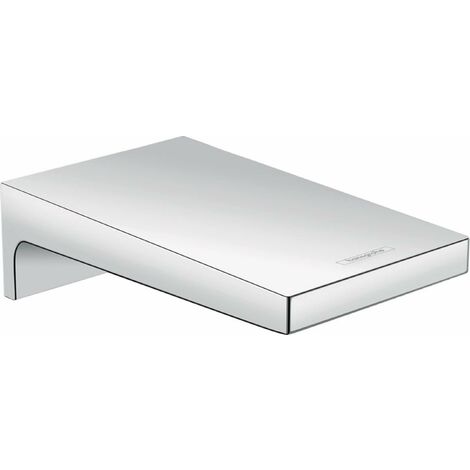 Hansgrohe – Bec déverseur chrome 185 mm – Jet à lame d'eau rapide – Technologie AirPower – Facile à entretenir – 32543000